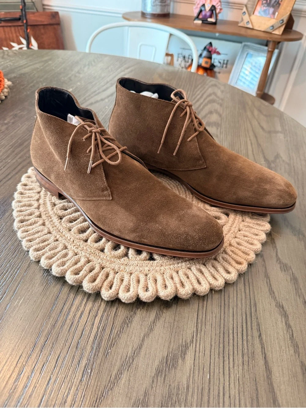 To Boot New York Adam Derrick Leigh Mid Brown Suede Chukka Boot Sz 10